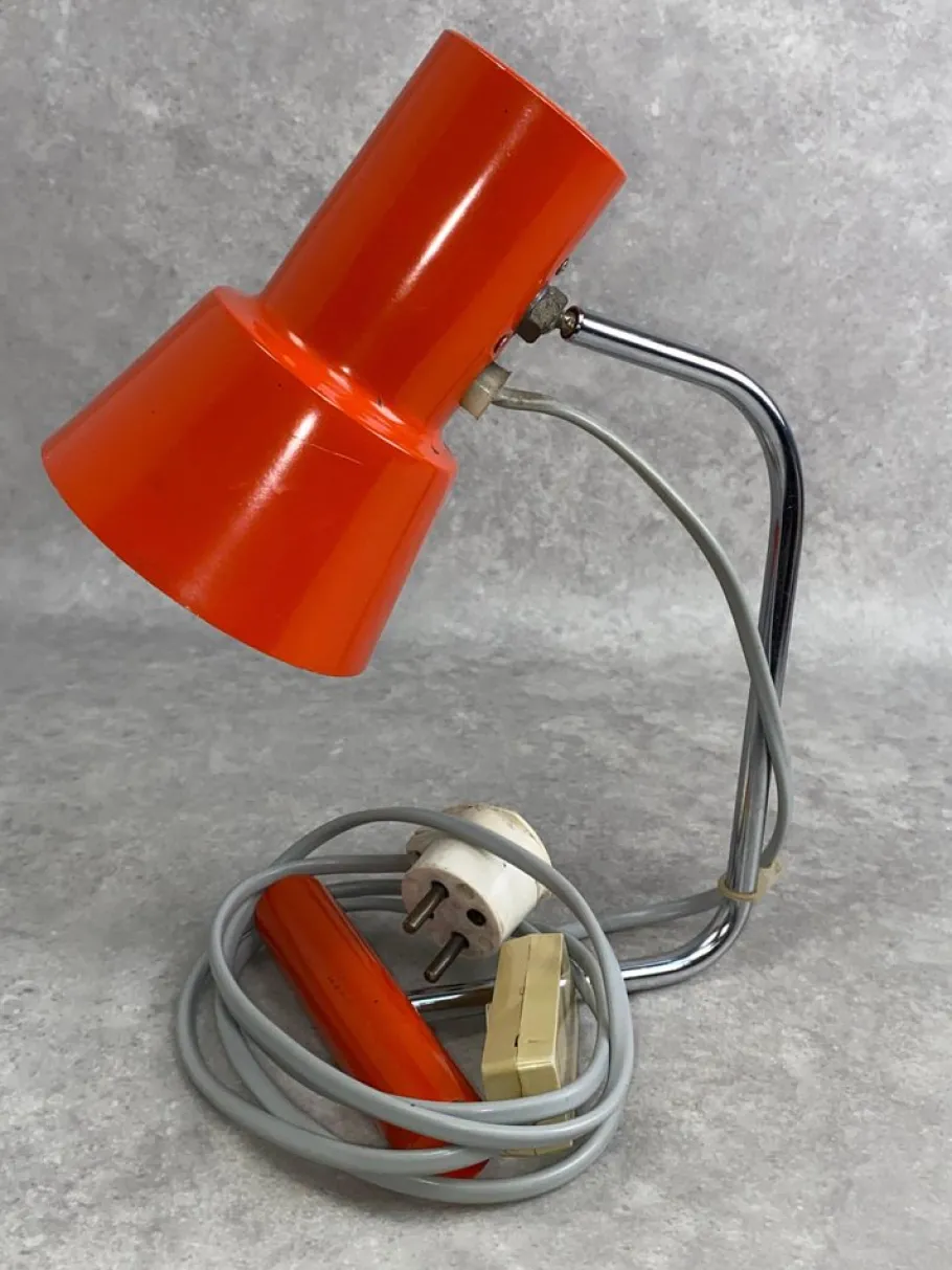 Sale Pamono Model 85133 Red Desk Lamp by Josef Hurka, 1970s