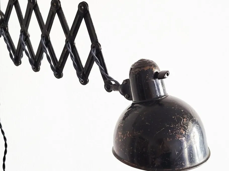 Discount Pamono Model 6718 Scissor Arm Wall Lamp by Christian Dell for Kaiser Idell, 1930s