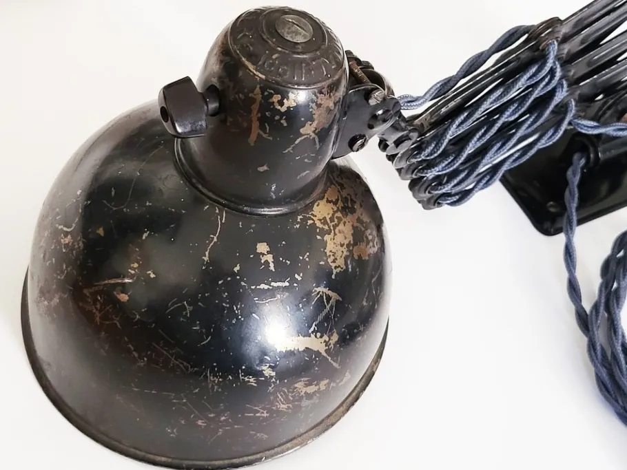 Discount Pamono Model 6718 Scissor Arm Wall Lamp by Christian Dell for Kaiser Idell, 1930s