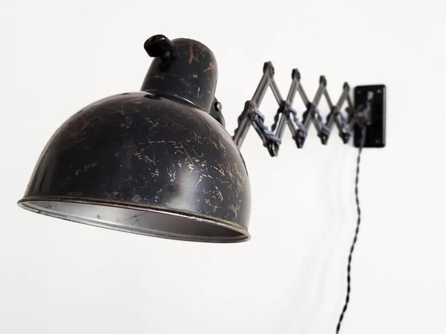 Discount Pamono Model 6718 Scissor Arm Wall Lamp by Christian Dell for Kaiser Idell, 1930s