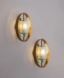Sale Pamono Model 2240 Sconces by Max Ingrand for Fontana Arte, 1960s, Set of 2