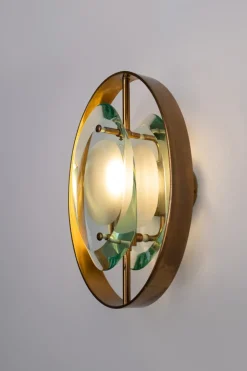 Sale Pamono Model 2240 Sconces by Max Ingrand for Fontana Arte, 1960s, Set of 2