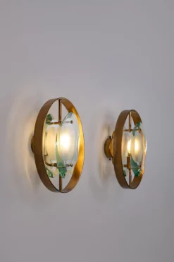 Sale Pamono Model 2240 Sconces by Max Ingrand for Fontana Arte, 1960s, Set of 2