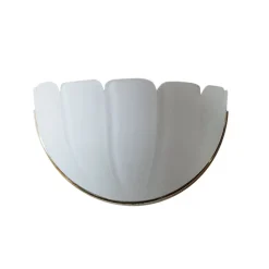 Hot Pamono Model 3316 Shell-Shaped Sconce from Glashütte Limburg, 1970s