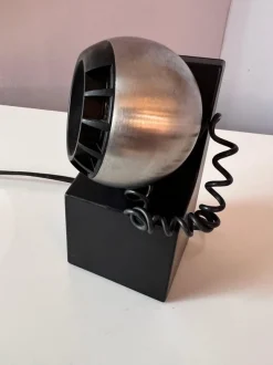 Hot Pamono Model 41701 Table Lamp in Black and Silver with Ball Head from Osram