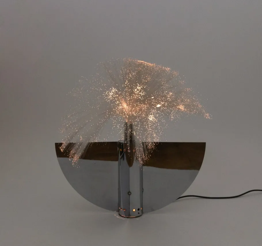 Best Pamono Model 8½ Table Lamp with Optic Fibres by Jürgen Fischer for Zanotta, 1970s