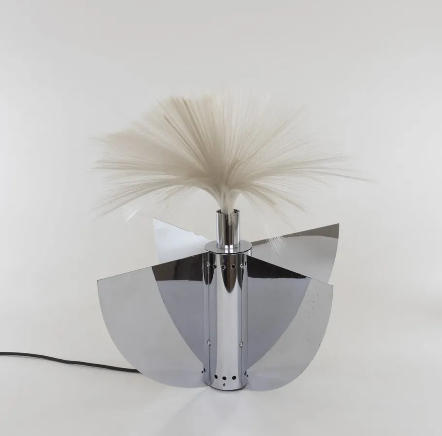 Best Pamono Model 8½ Table Lamp with Optic Fibres by Jürgen Fischer for Zanotta, 1970s
