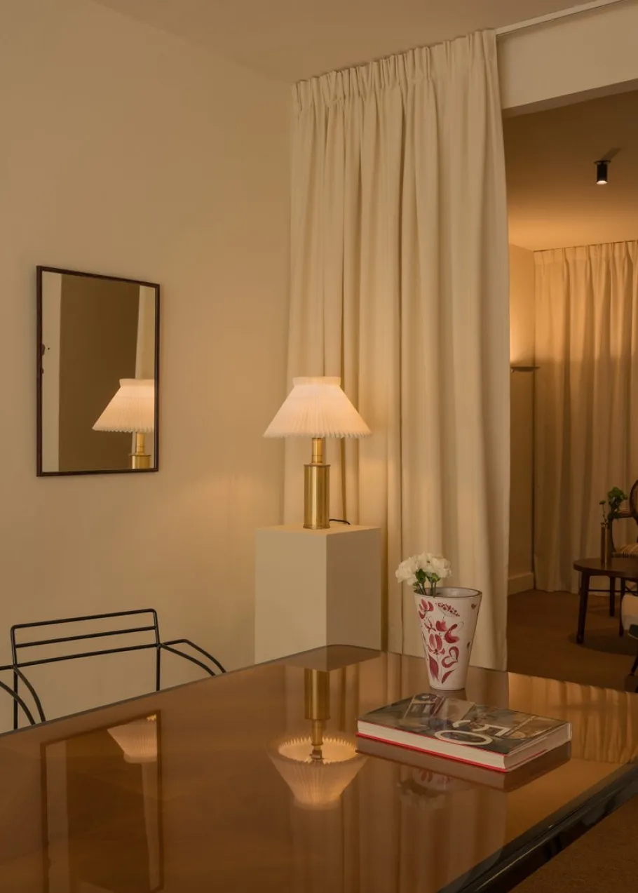 Outlet Pamono Model 344 Telescope Table Lamp from Le Klint, 1960