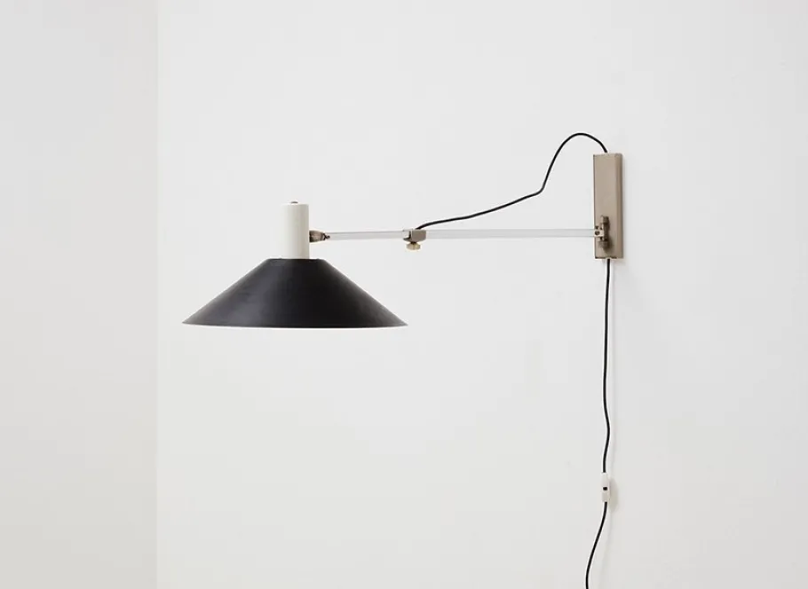Hot Pamono Model 7093 Wall Lamp by Jan Hoogervorst for Anvia Netherlands, 1950s