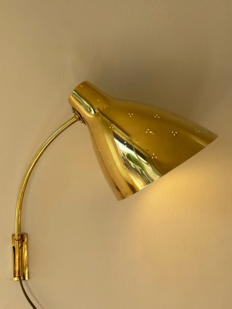 Best Pamono Model 50-055 Wall Lamp by Lisa Johansson-Pape for Orno, 1950s