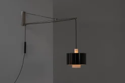 Sale Pamono Model 2061 Wall Lamp in White Nickel attributed to Gaetano Sciolari for Stilnovo, Italy, 1954