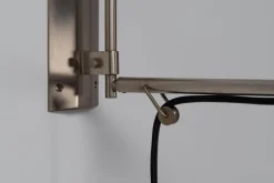 Sale Pamono Model 2061 Wall Lamp in White Nickel attributed to Gaetano Sciolari for Stilnovo, Italy, 1954