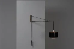 Sale Pamono Model 2061 Wall Lamp in White Nickel attributed to Gaetano Sciolari for Stilnovo, Italy, 1954