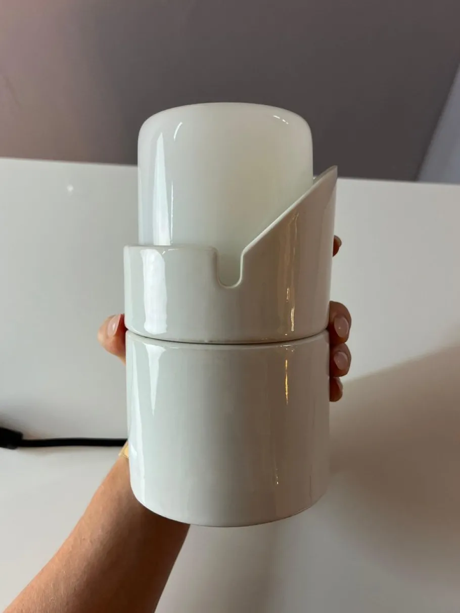 Best Pamono Model 6050 Wall Lamp in White by Sigvard Bernadotte for Ifö