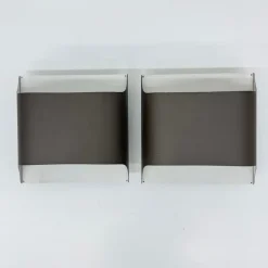 Discount Pamono Model 2031 Wall Lamps in Lacquered Aluminium by Rolf Krüger & Dieter Witte for Staff Leuchten, 1970s, Set of 2