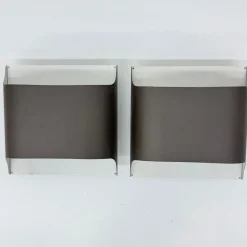 Discount Pamono Model 2031 Wall Lamps in Lacquered Aluminium by Rolf Krüger & Dieter Witte for Staff Leuchten, 1970s, Set of 2