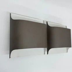 Discount Pamono Model 2031 Wall Lamps in Lacquered Aluminium by Rolf Krüger & Dieter Witte for Staff Leuchten, 1970s, Set of 2