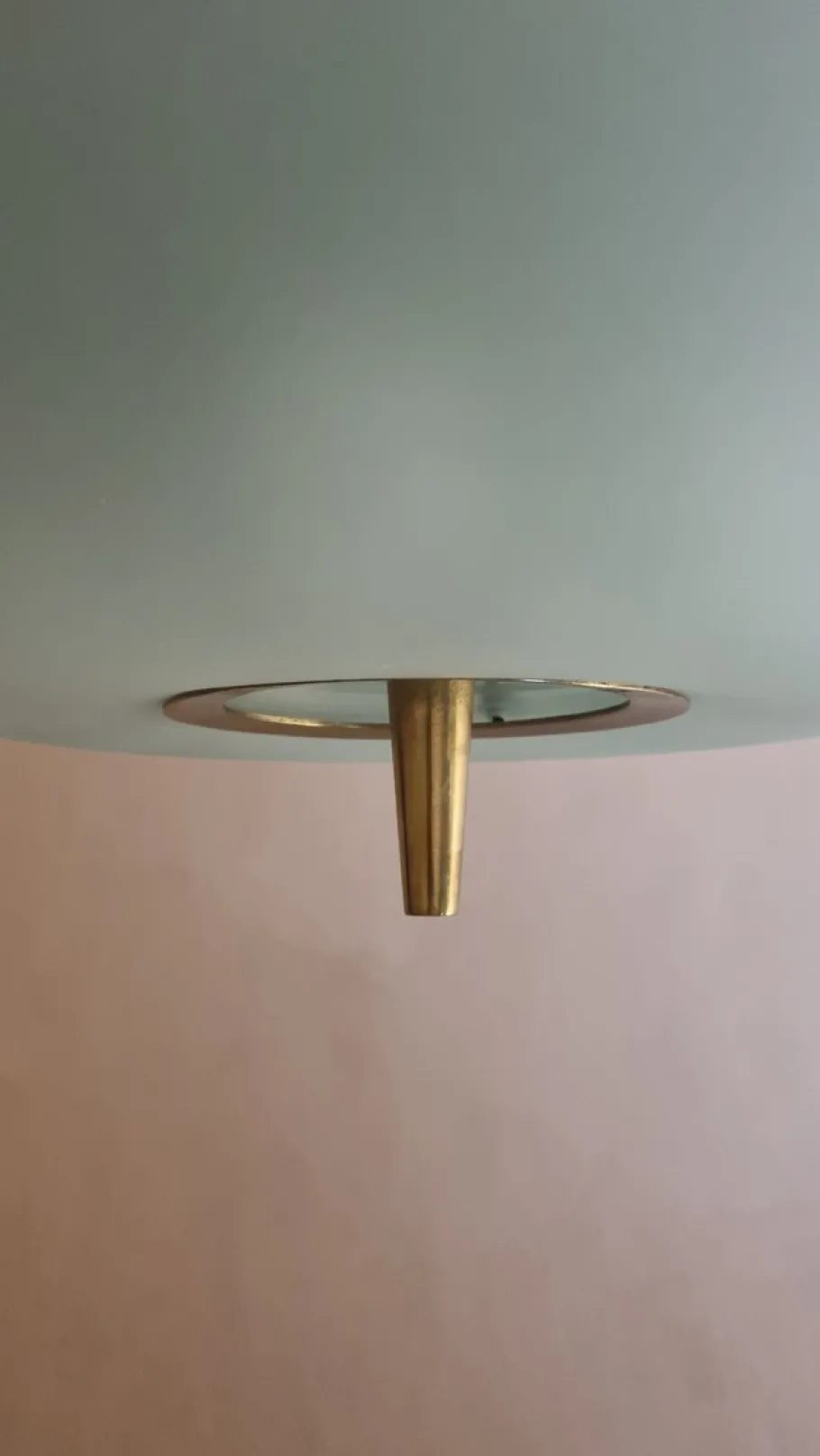 Hot Pamono Model 1462A Ceiling Lamp by Max Ingrand for Fontana Arte, 1955