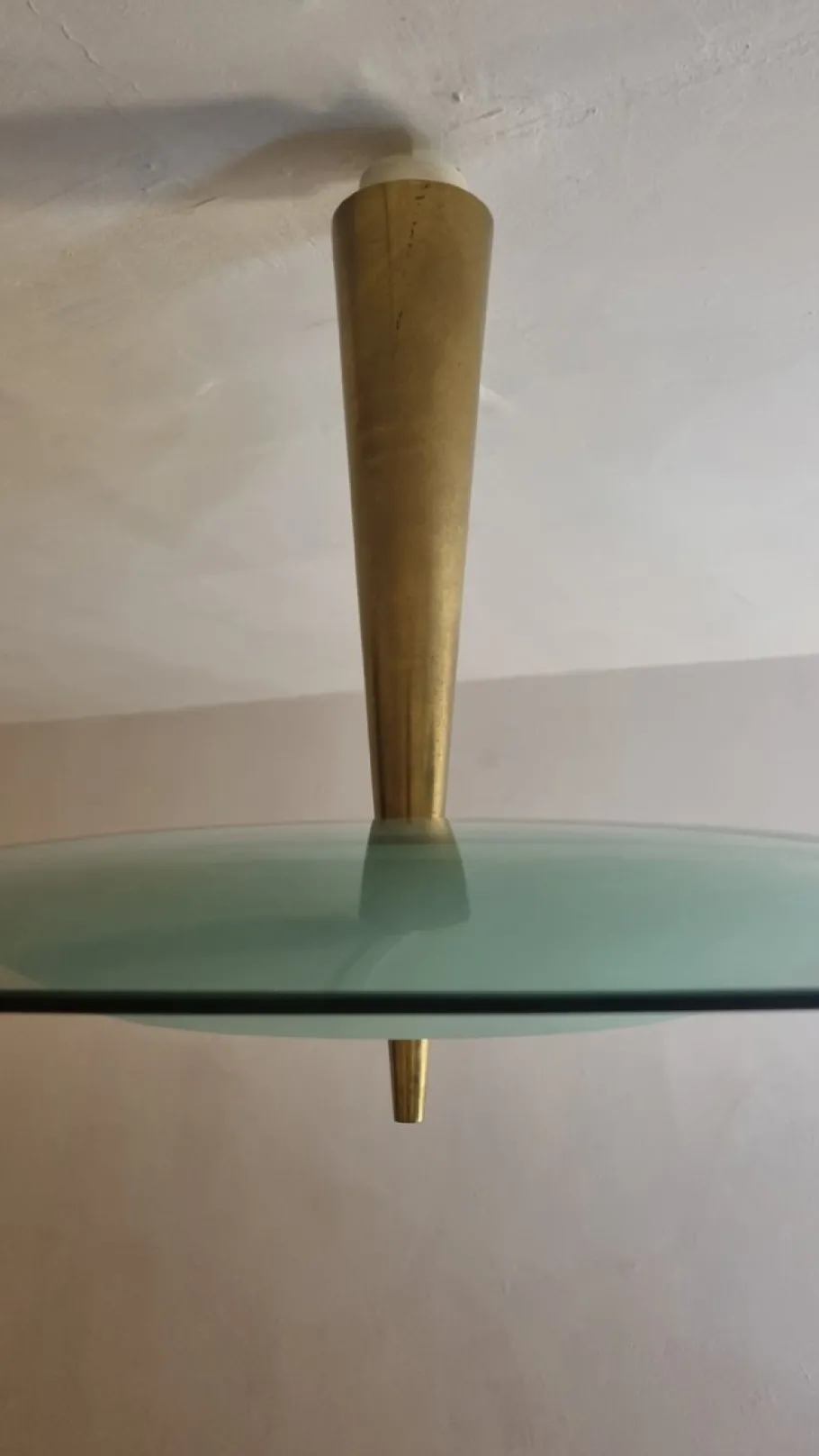 Hot Pamono Model 1462A Ceiling Lamp by Max Ingrand for Fontana Arte, 1955