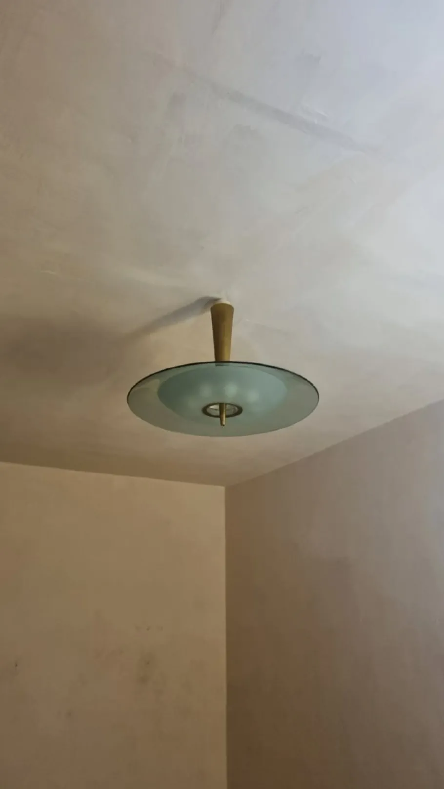 Hot Pamono Model 1462A Ceiling Lamp by Max Ingrand for Fontana Arte, 1955