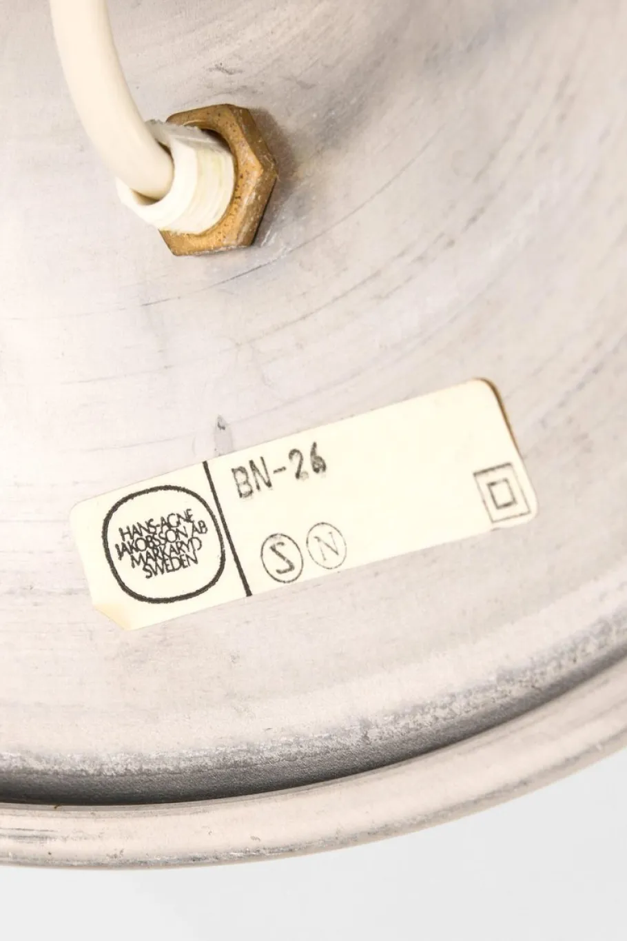 Hot Pamono Model BN-26 Table Lamp attributed to Hans-Agne Jakobsson AB, 1950s