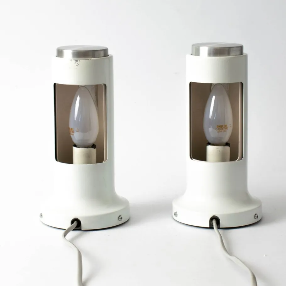 New Pamono Model Contact Wall Lamp by Peter Avondoglio for Fog & Mørup, 1970s, Set of 2