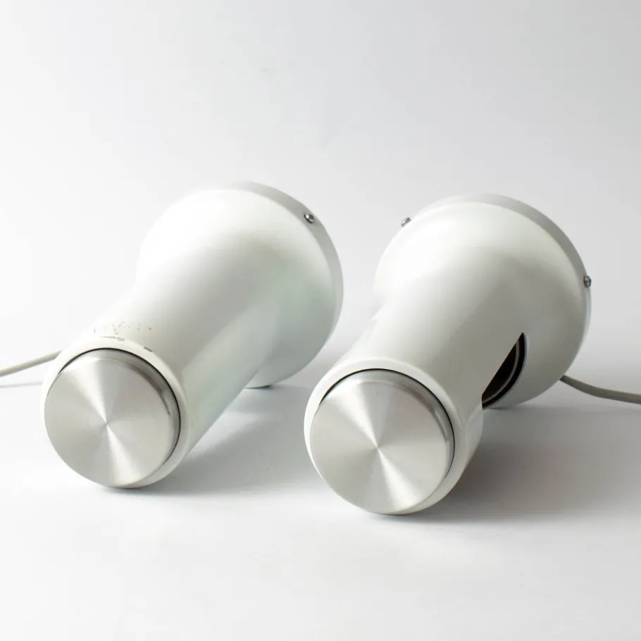 New Pamono Model Contact Wall Lamp by Peter Avondoglio for Fog & Mørup, 1970s, Set of 2