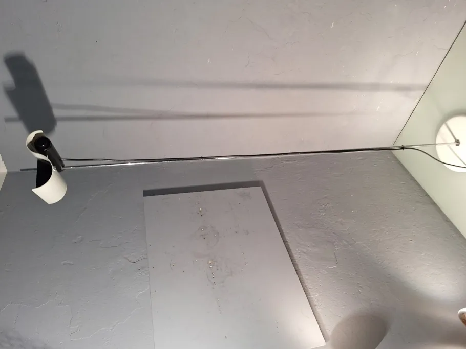 New Pamono Model DM333 Floor Lamp by Vico Magistretti for Oluce, Milan, Italy, 1970s