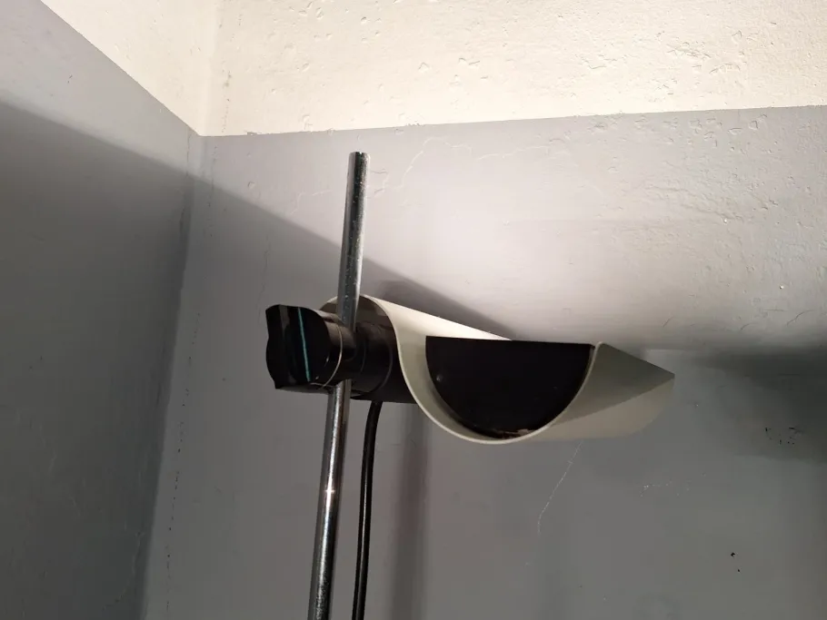 New Pamono Model DM333 Floor Lamp by Vico Magistretti for Oluce, Milan, Italy, 1970s