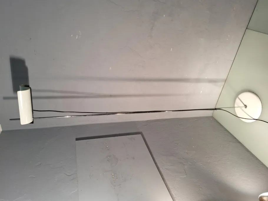 New Pamono Model DM333 Floor Lamp by Vico Magistretti for Oluce, Milan, Italy, 1970s