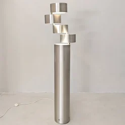 Outlet Pamono Model Domingo Cylindrical Floor Lamp by F. Sartoni for Stilux, 1970s