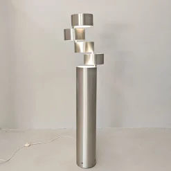 Outlet Pamono Model Domingo Cylindrical Floor Lamp by F. Sartoni for Stilux, 1970s