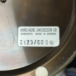 Clearance Pamono Model G 123/600 Floor Lamp by Hans-Agne Jakobsson for Hans-Agne Jakobsson AB Markaryd, Sweden