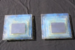 Clearance Pamono Model LP258 Wall Lights by Carlo Nason for Mazzega, 1970s, Set of 2