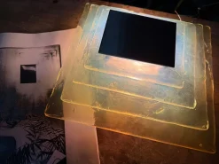 Clearance Pamono Model LP258 Wall Lights by Carlo Nason for Mazzega, 1970s, Set of 2