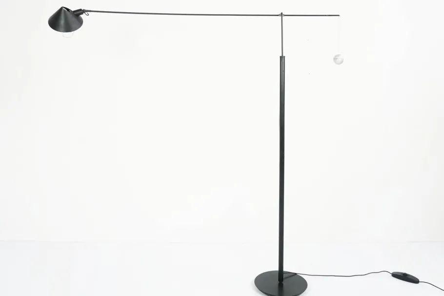 New Pamono Model Nestore Counterweight Floor Lamp by Carlo Forcolini for Artemide, 1980s