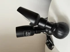 Best Pamono Model P600 Table Lamps in Black by Gino Sarfatti for Arteluce, Set of 2