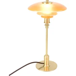 New Pamono Model PH 2/1 Table Lamp in Brass by Poul Henningsen for Louis Poulsen, 2018