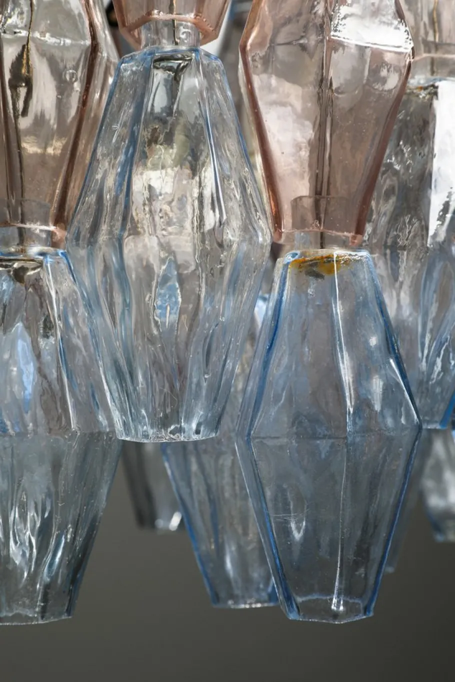 Discount Pamono Model Poliedri Chandelier by Carlo Scarpa for Venini, 1955