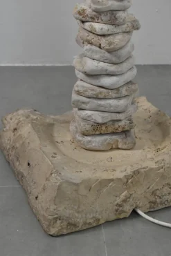 New Pamono Model Schegge Ambra Floor Lamp by Peppino Campanella