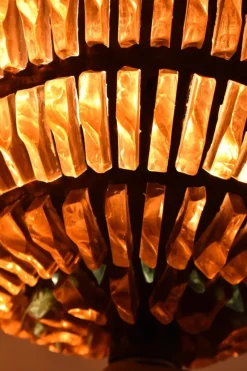 New Pamono Model Schegge Ambra Floor Lamp by Peppino Campanella