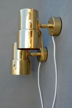 New Pamono Model V324 Wall Lamps by Hans-Agne Jakobsson for Hans-Agne Jakobsson Ab Markaryd, 1960s, Set of 2