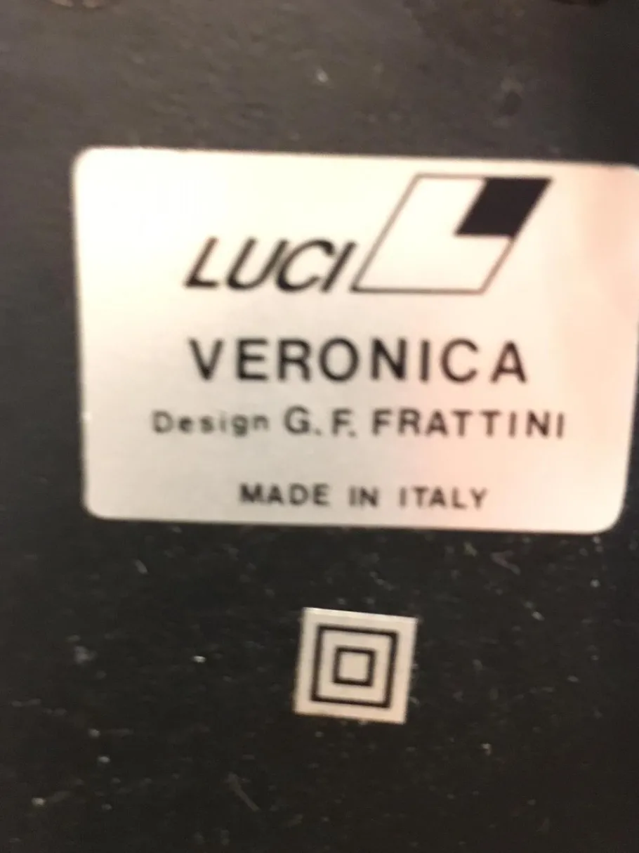 Outlet Pamono Model Veronica Floor Lamp by Gianfranco Frattini for Luci Italia, 1970s