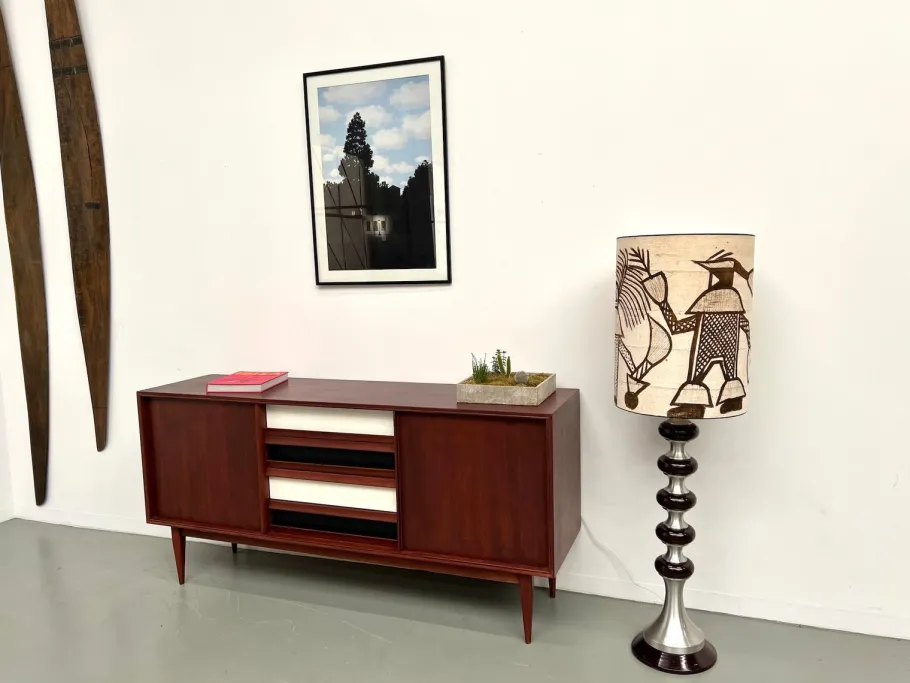 Clearance Pamono Modern Aluminum Floor Lamp, 1970