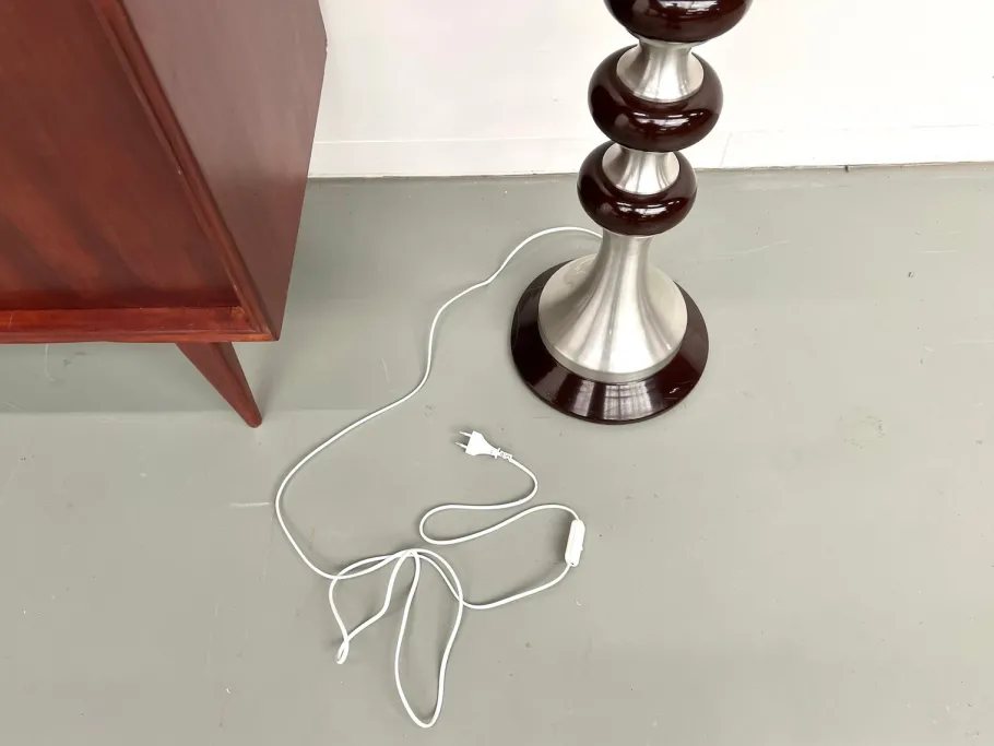 Clearance Pamono Modern Aluminum Floor Lamp, 1970