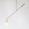 Discount Pamono Modern Counterbalance Pendant Lamp in Solid Brass from Balance Lamp