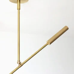 Discount Pamono Modern Counterbalance Pendant Lamp in Solid Brass from Balance Lamp