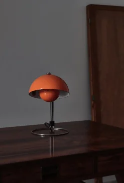 Outlet Pamono Modern Danish Flowerpot Table Lamp by Louis Poulsen for Verner Panton, 1968