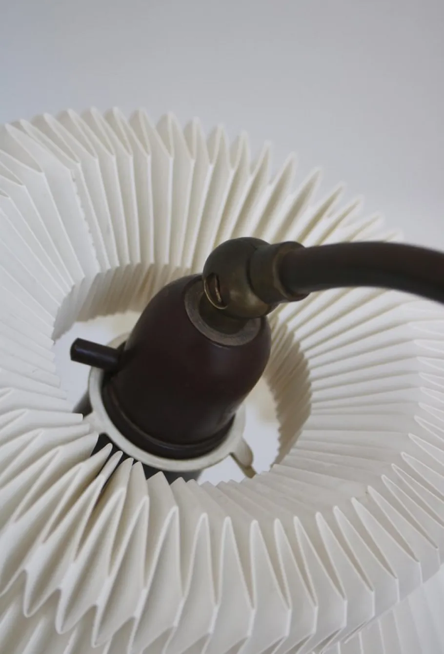 Hot Pamono Modern Danish Teak and Hand Folded Le Klint Shade Floor Lamp by Kaare Klint, 1950s