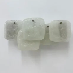 Hot Pamono Modern Frosted Ice Glass Wall Lamp by J. T. Kalmar for Kalmar, 1960s